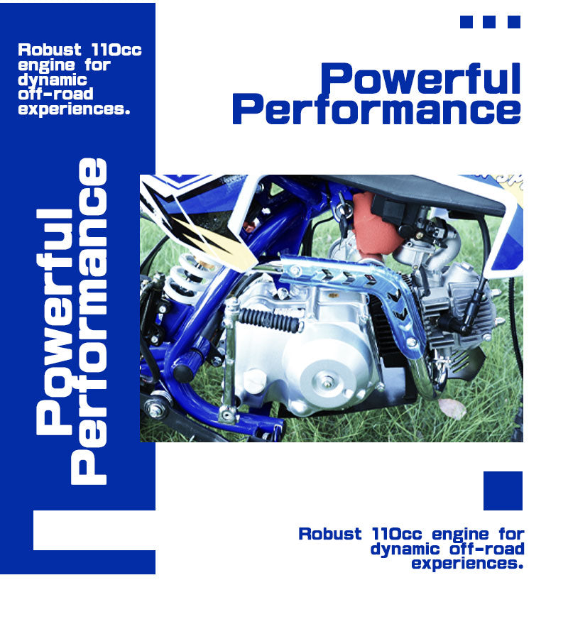 Pit Viper 110cc 4-Stroke Pit Bike (street legal) electric start